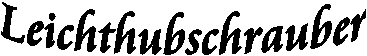 Leichthubschrauber